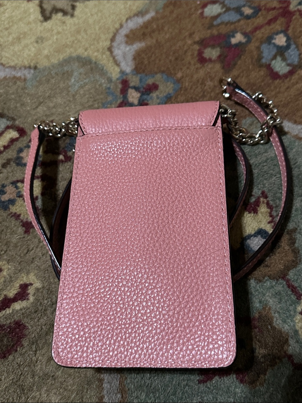 kate spade Madison Dusty Rose Pebbled Leather Cell Phone Crossbody with COA - Picture 6 of 14